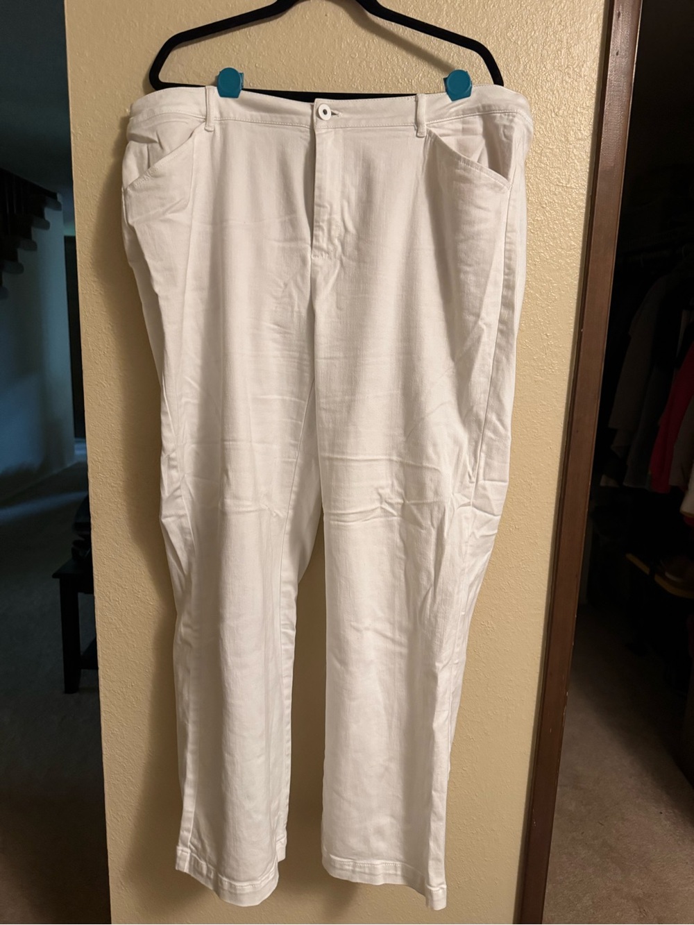 J. Jill White Straight-Leg Jeans for Women